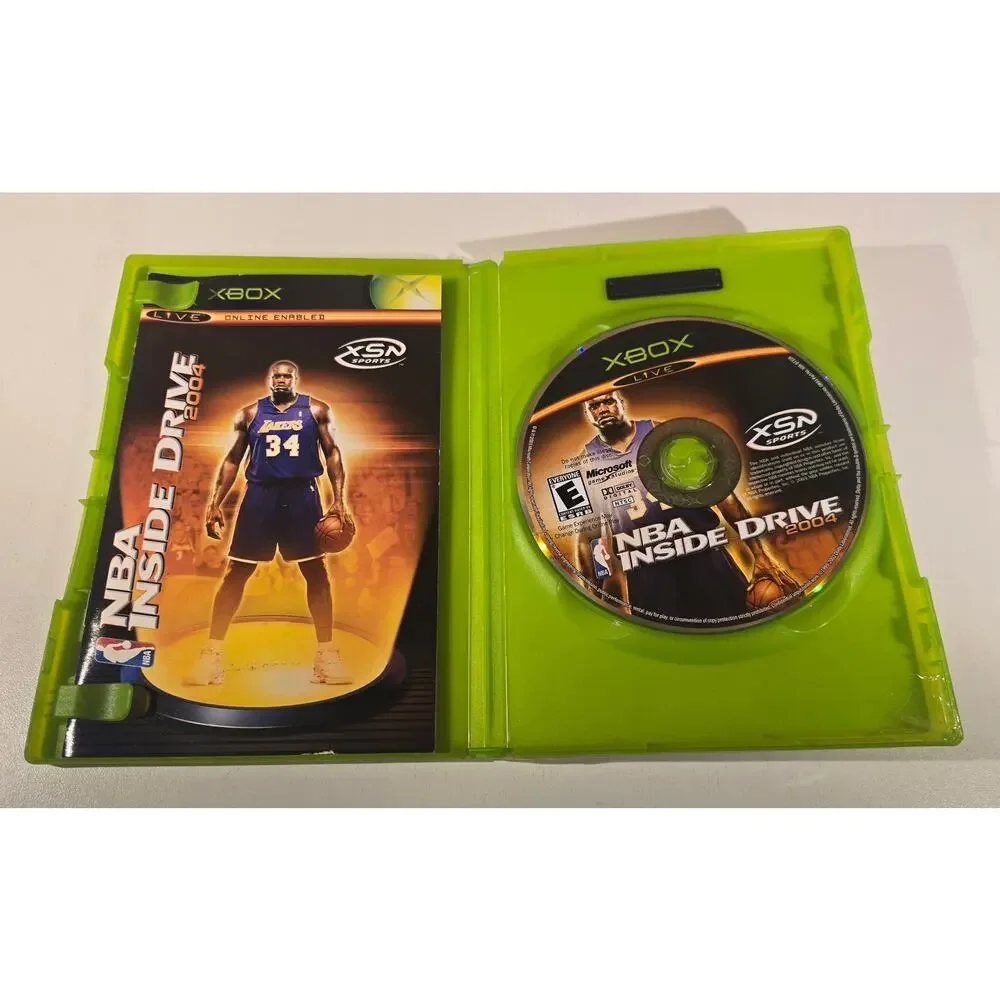 NBA Inside Drive 2002 2003 2004 Original Xbox Game Lot (3) CIB Complete In Box